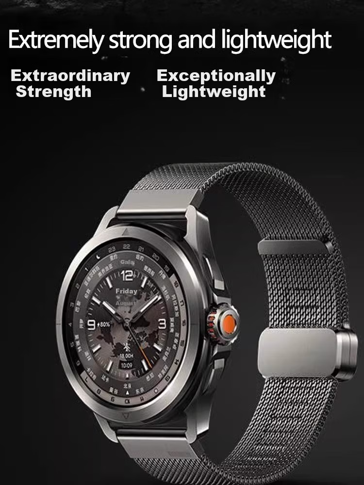Ремешок Iboann для Xiaomi Watch S4 Sport, металлический миланский, магнитный, для Xiaomi Watch S4/S3/S2/S1 Pro, Color 2/1