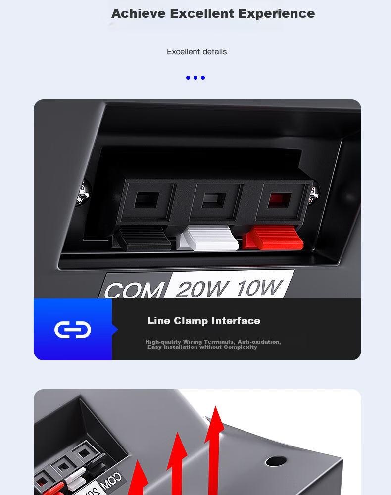 Aiguozhe X139 Комплект настенных акустических систем 2.0, 150 Вт, Bluetooth, для конференц-залов, тренировок, ресторанов, классов