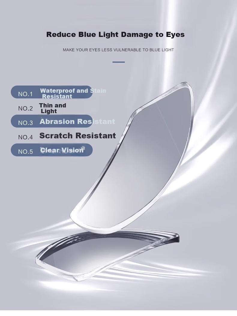 Очки Molake Ultra-Light Titanium, без оправы, антибликовые, золотая оправа, для коррекции зрения, унисекс