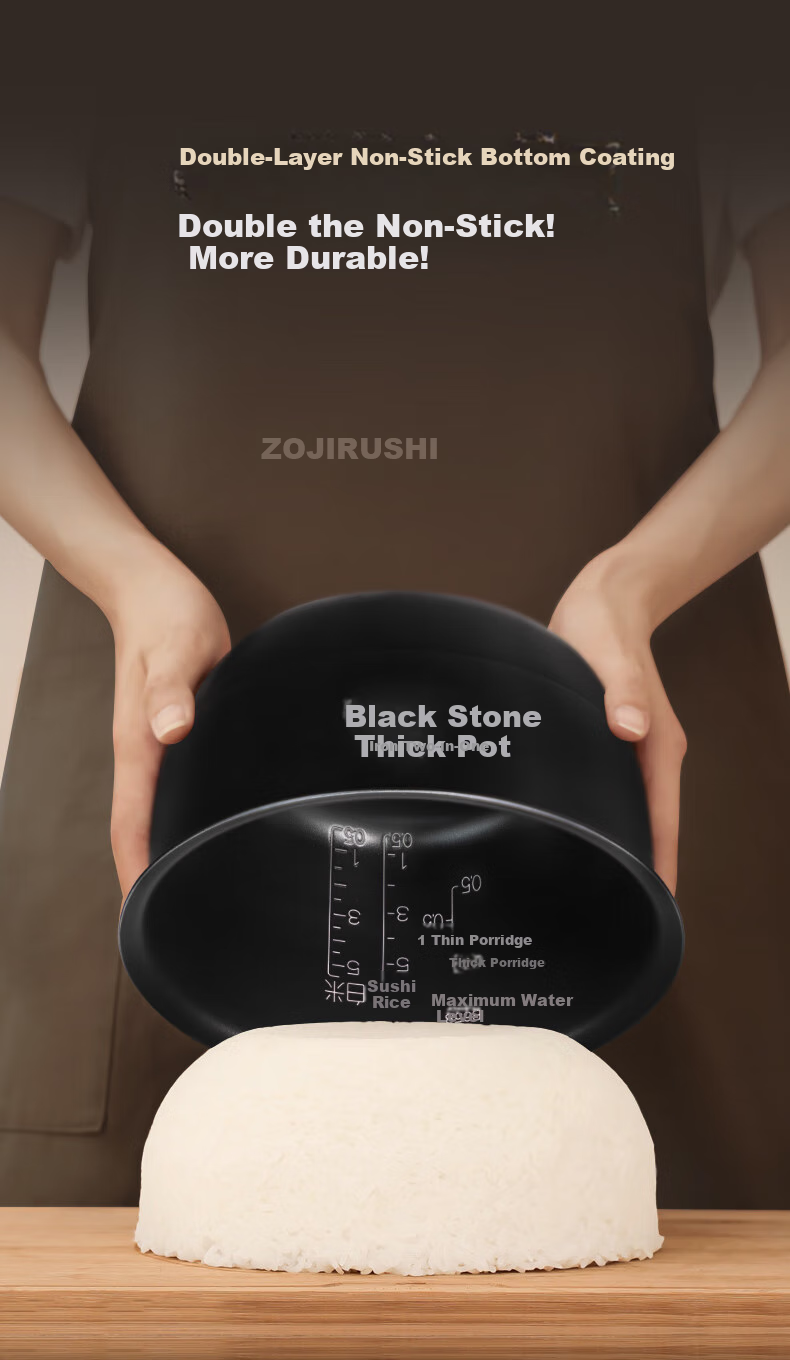 Рисоварка ZO JIRUSHI NW-YAH10C, 3л, индукционный нагрев IH, микродавление, белая