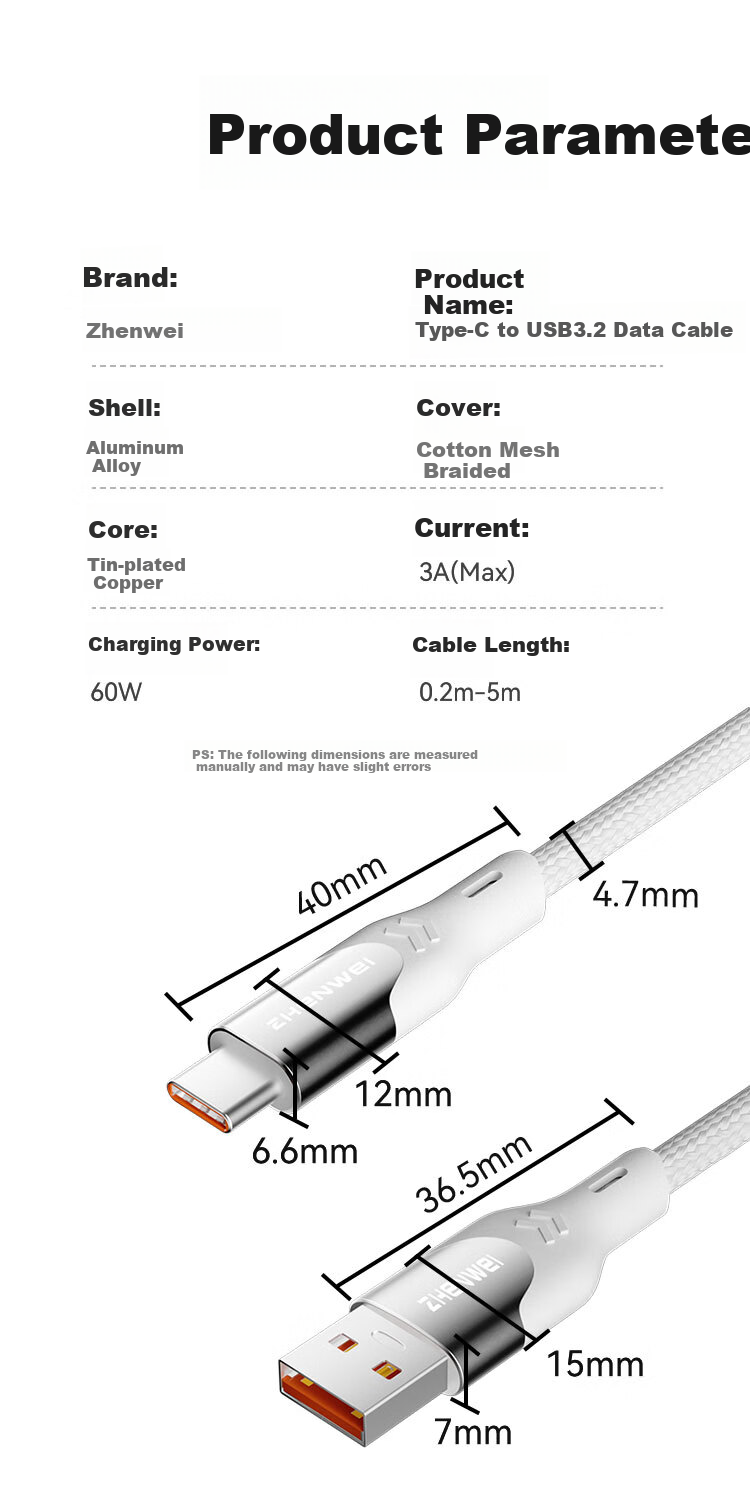 Кабель USB 3.2 Type-C