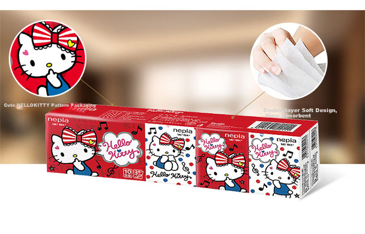 Бумажные платочки Nepia HelloKitty