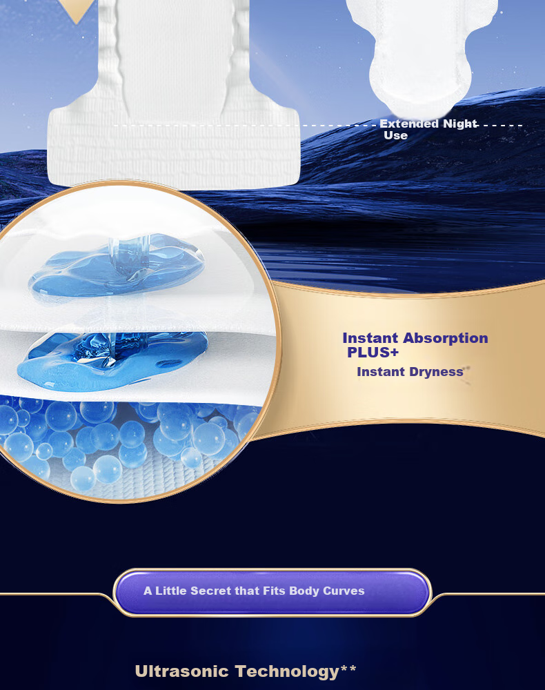 Гигиенические трусики ABC Sleep Curve Panties, дышащие, размер XL, 5 шт.