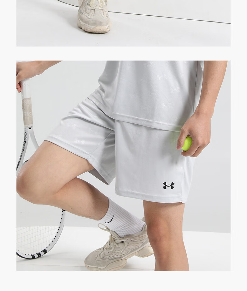 Шорты спортивные Under Armour, мужские, дышащие, для баскетбола, летние, колено