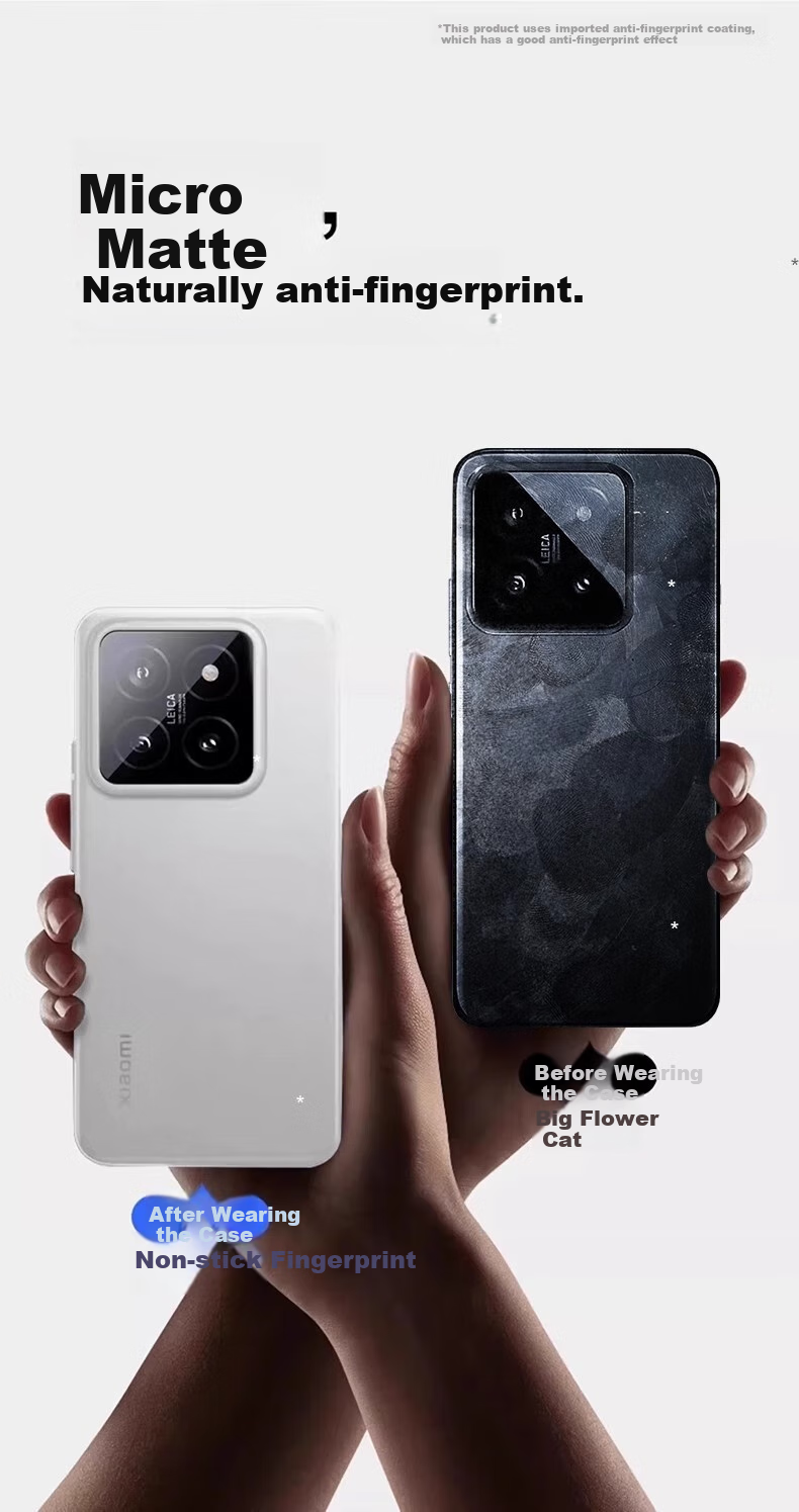 Чехол-накладка EDDGA для Xiaomi Mi 15, ультратонкий, полупрозрачный, с защитой камеры, противоударный, белый