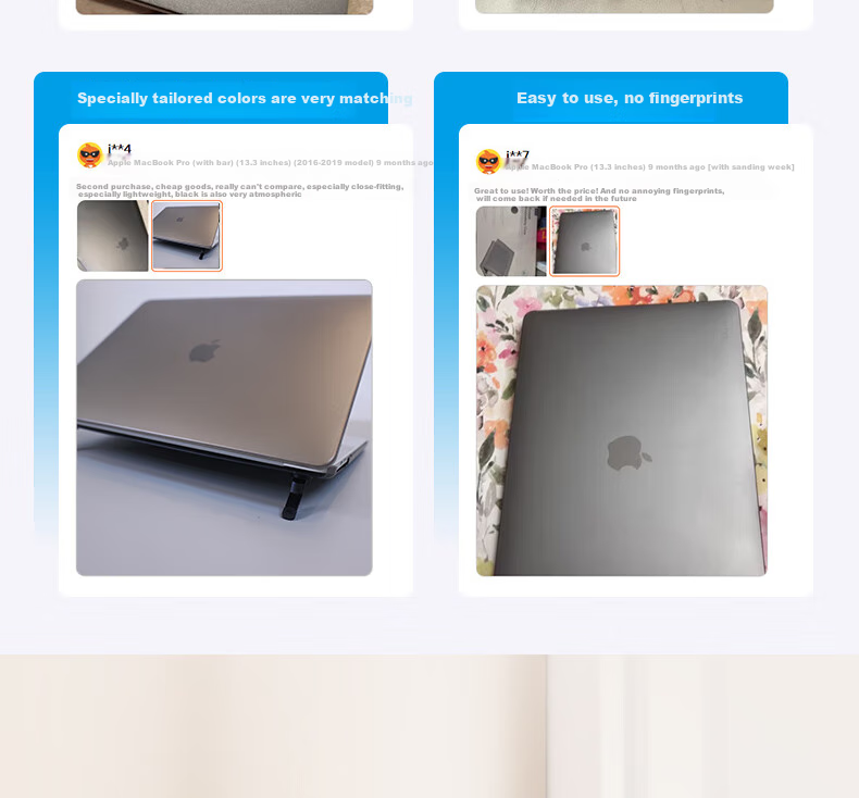 Защитная пленка VOKAMO для MacBook Pro 16/21, противоударная, устойчивая к царапинам, матовая, полупрозрачная черная