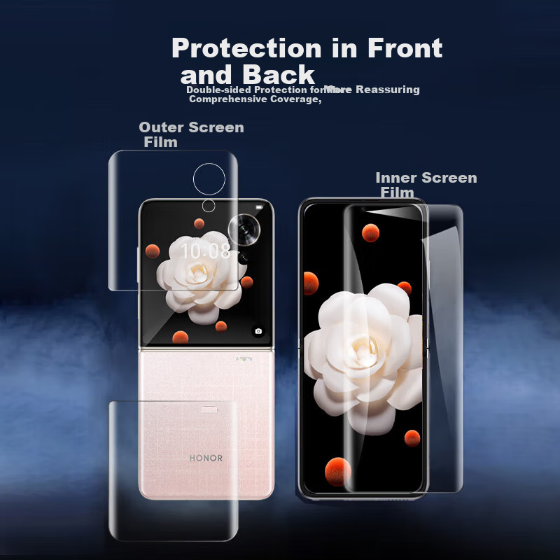 Защитная пленка KOOLIFE для Huawei Mate X6, закаленное стекло, высокая четкость, полноэкранное покрытие, защита от отпечатков пальцев, для внешнего экрана