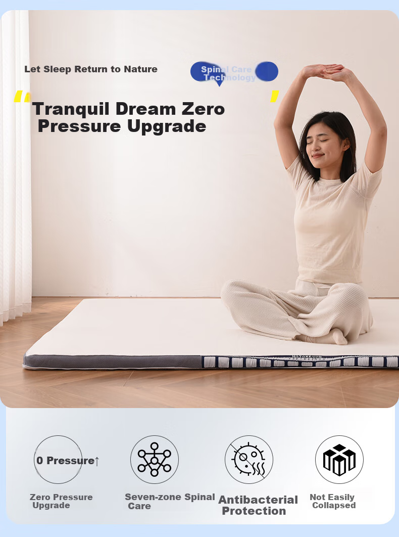 Матрас Noyoke Tranquil Dream, пена с эффектом памяти, размер 1.5x2 м, 5 см, белый