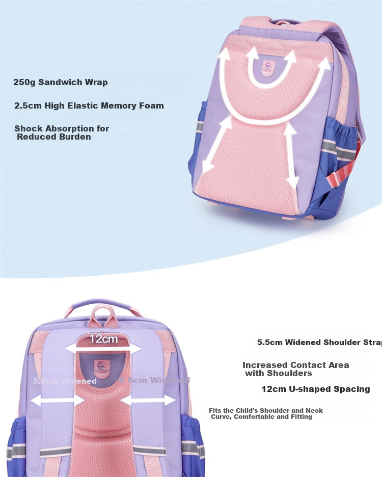 Детский рюкзак KALA·Y Cloud Backpack 3.0, ультралегкий, для начальной школы (1-4 классы), унисекс, 18 л
