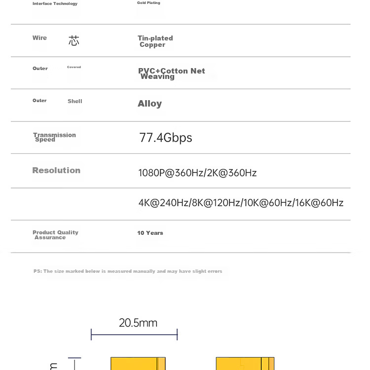 Кабель ULT-unite DP 2.1, 1.5 метра, версия 2.1, 16K 60Hz, 8K 120Hz, 4K 240Hz