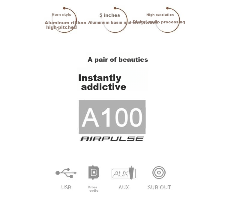 Активные полочные колонки EDIFIER AIRPULSE A100, 2.0, красные, специальное издание