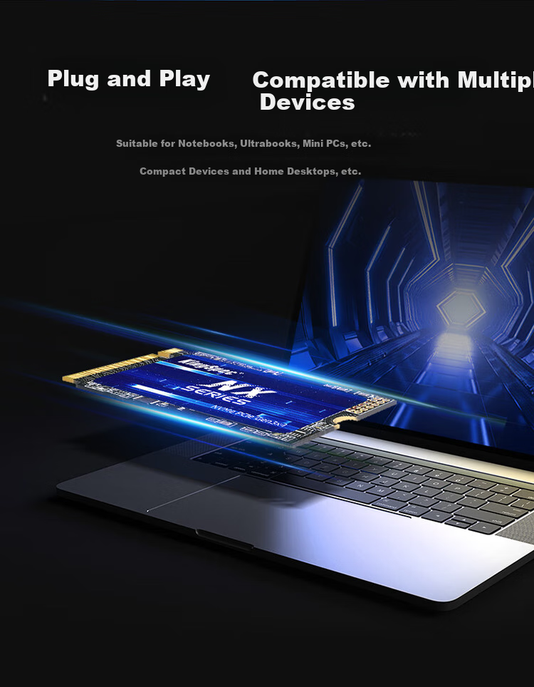 SSD накопитель KingSpec NXM Series 2TB M.2 PCIe 3.0 NVMe