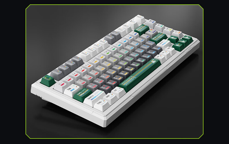 Механическая клавиатура Ikbc K75, 83 клавиши, трехрежимная, RGB-подсветка, беспроводная, Bluetooth, проводная, Xingyue Silent Switches