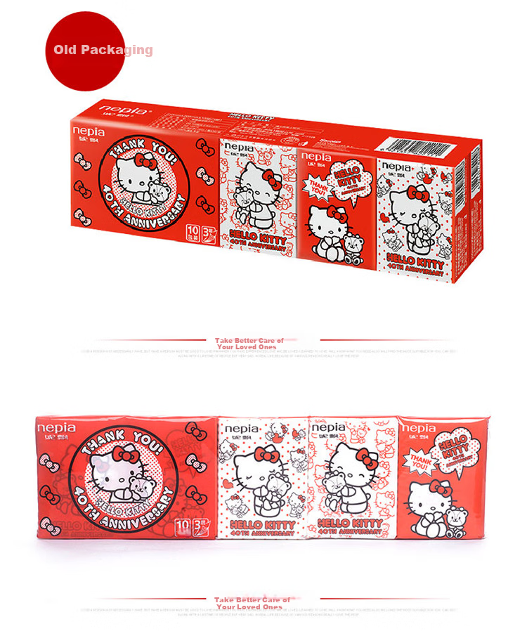 Бумажные платочки Nepia HelloKitty