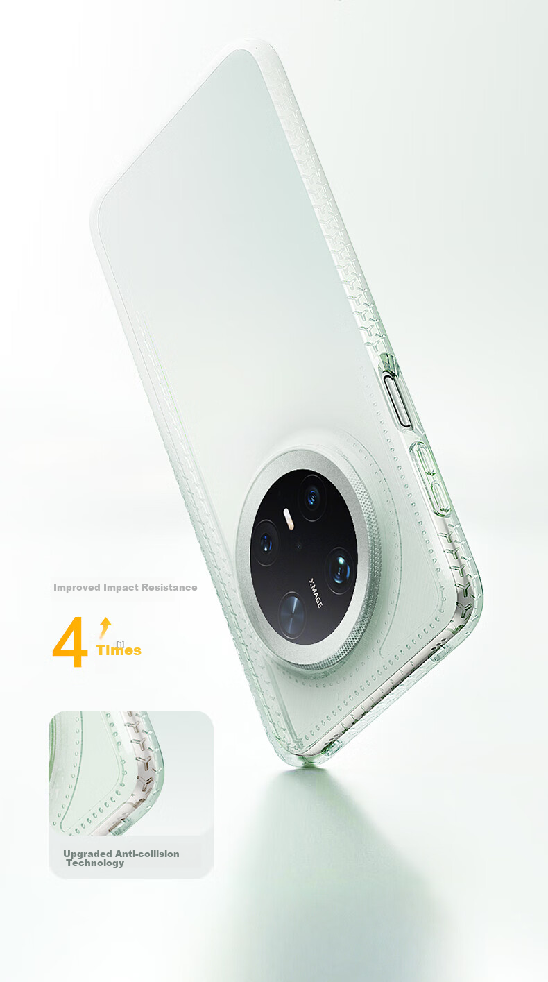 Чехол W&P Premium Liquid Silicone для Huawei Mate70 Pro/70 Pro+, противоударный, роскошный, приятный для кожи, зеленый