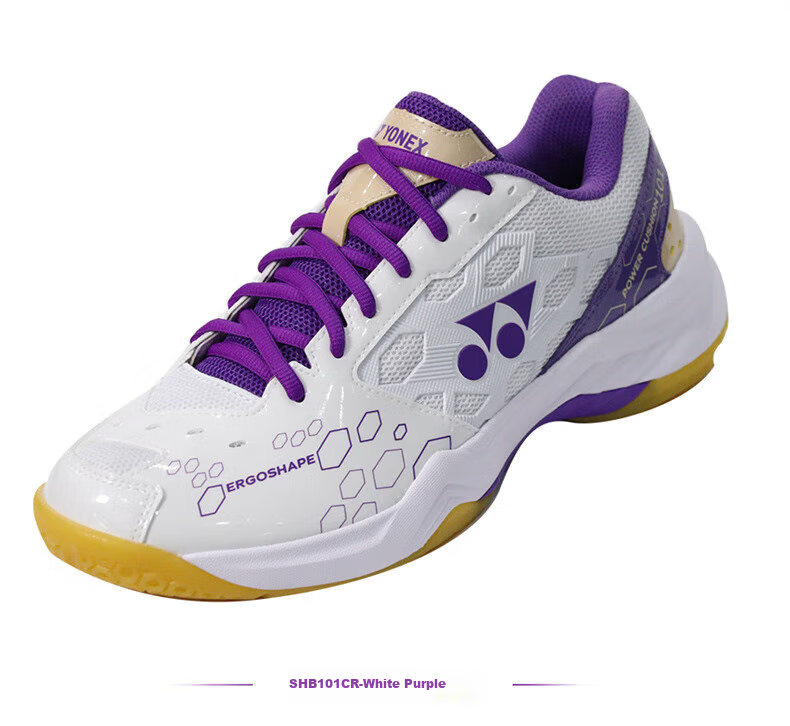 Кроссовки для бадминтона YONEX SHB101CR, мужские и женские, дышащие, амортизирующие, унисекс, белые с мятным, размер 37