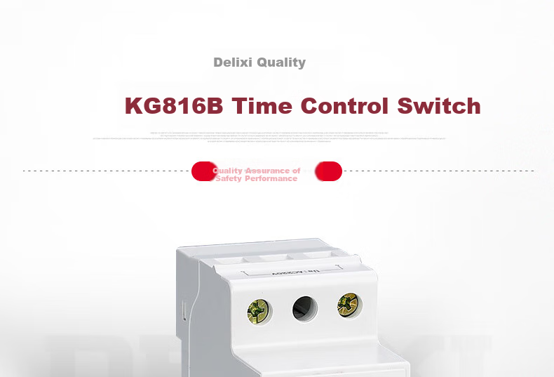 Реле времени DELIXI ELECTRIC KG816B AC220V, таймер для управления электропитанием