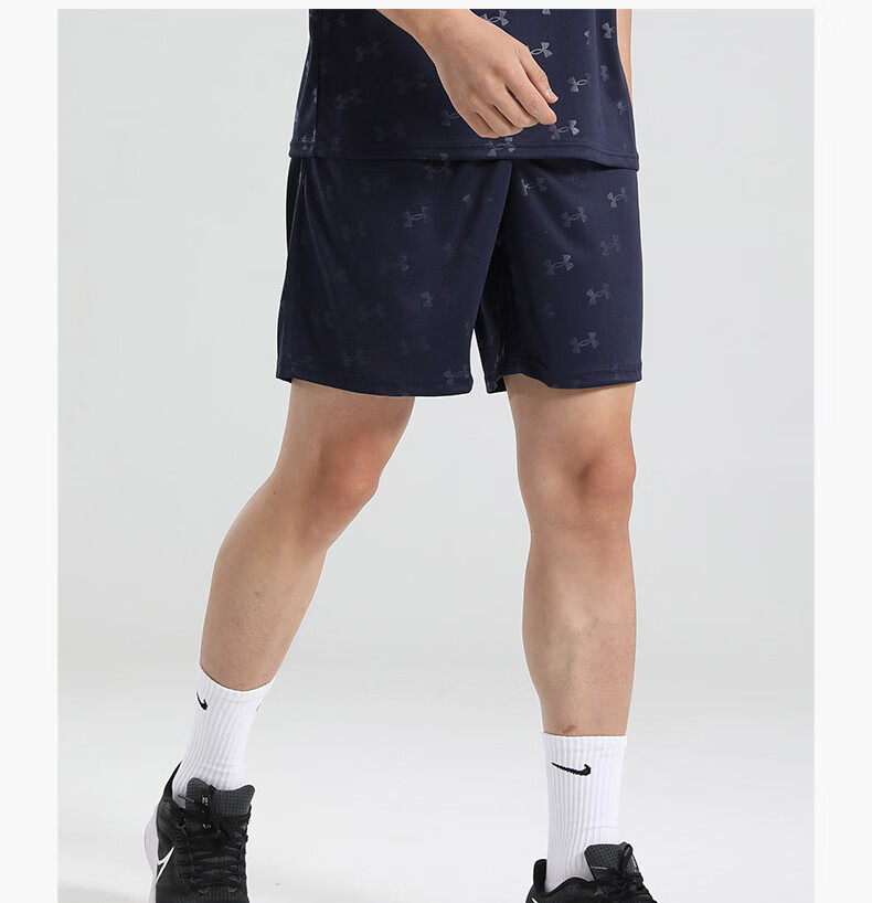 Шорты спортивные Under Armour, мужские, дышащие, для баскетбола, летние, колено