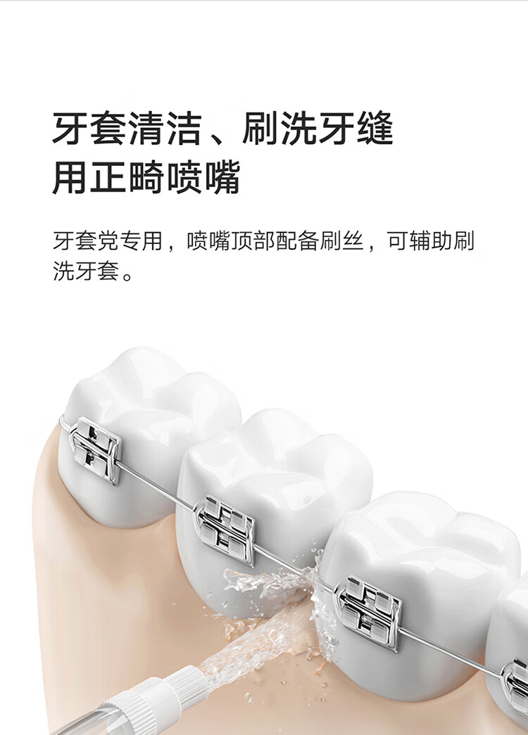 Ирригатор Xiaomi Mijia Oral Irrigator MWN503 с ортодонтической насадкой, 2 шт.