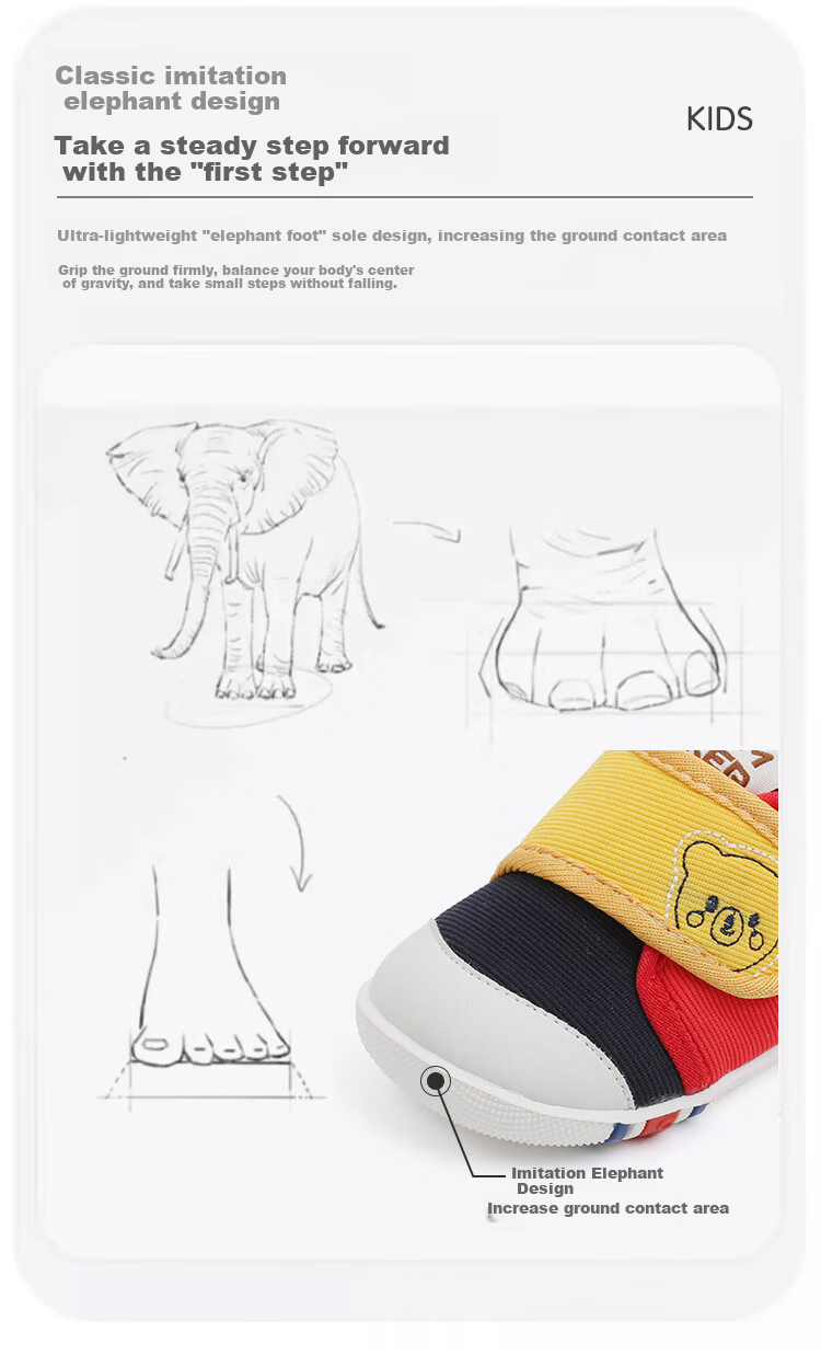 Детские ботинки ThomBaker, модель "Color Block Bear Design", весна-осень, для малышей, размер 20