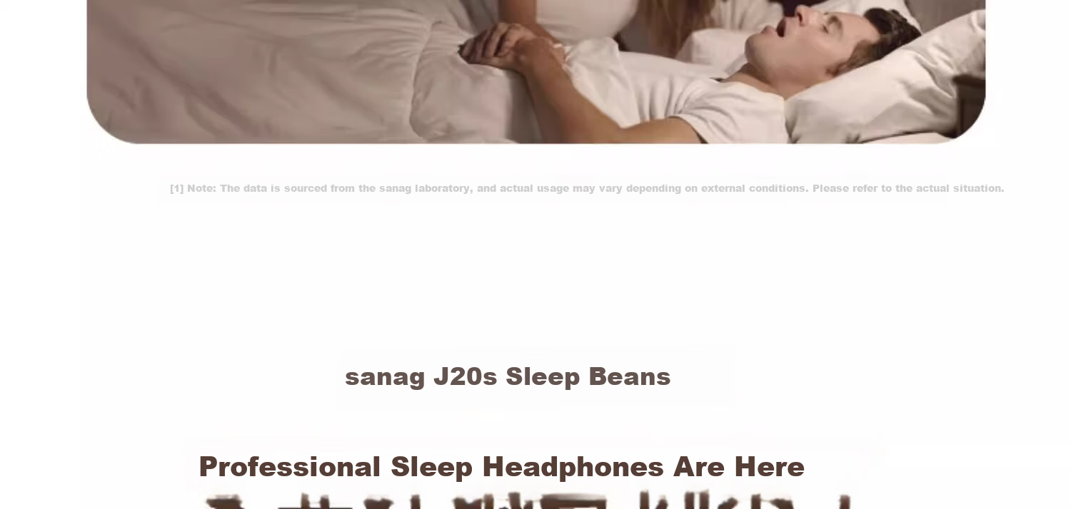 Беспроводные наушники SANAG J20S для сна, с шумоподавлением, мини, удобные, невидимые, белые