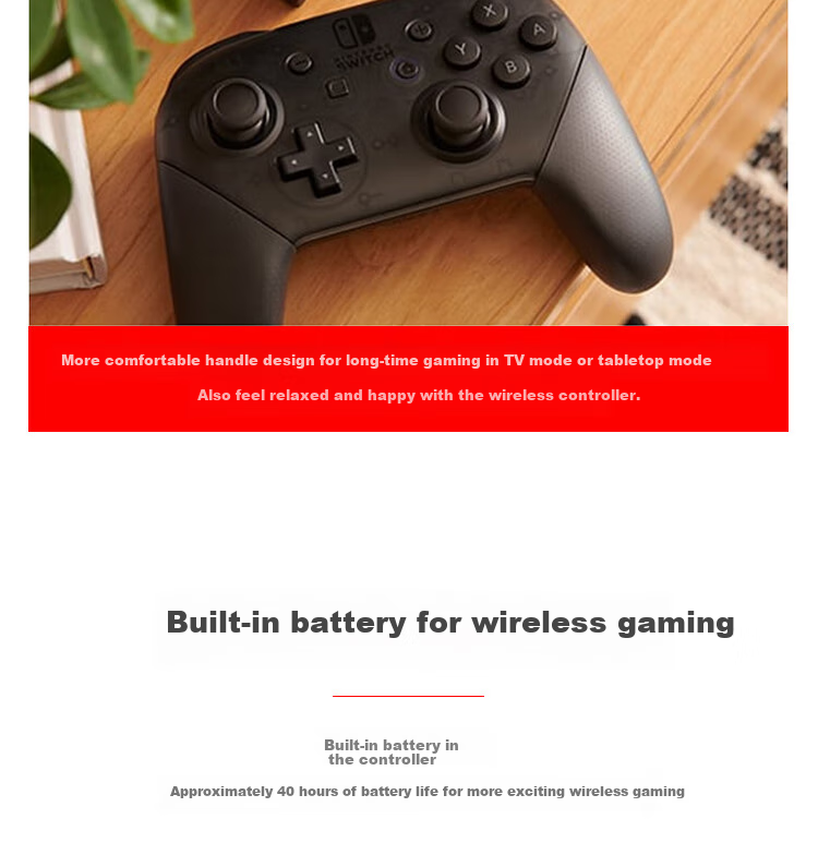 Nintendo Switch Pro Controller First Generation OLED Long-Lasting Gamepad Hong Kong Version, Metroid Prime 2 Limited Edition Controller, Switch Accessories, Bluetooth