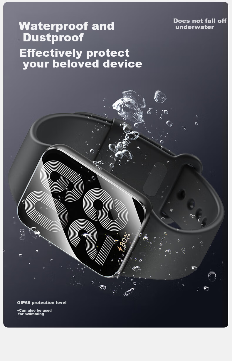 Защитная пленка SmartDevil для Xiaomi Mi Band 9 Pro, противоударная, противоцарапийная, высокая четкость, 2 шт.