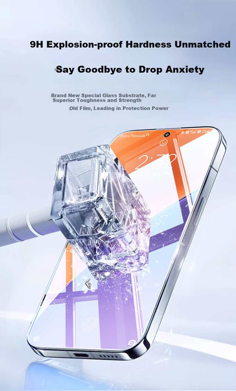 Защитное стекло DIVI для Xiaomi 15 Pro/Ultra/15S Pro, ультразвуковой отпечаток пальца, полное покрытие, HD, защита от отпечатков пальцев