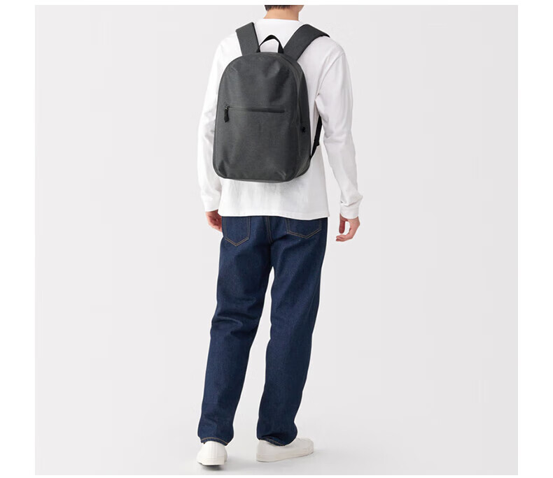 Рюкзак MUJI водостойкий, двойной плечевой, для ноутбука, новый продукт Весна 2025, темно-серый