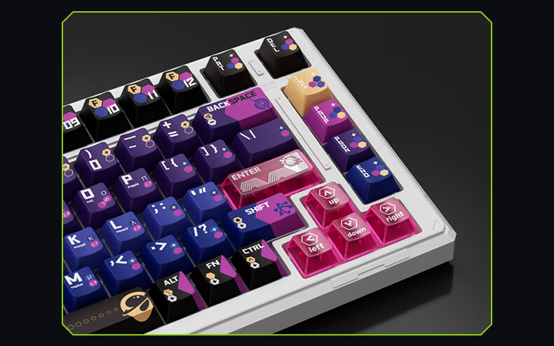 Механическая клавиатура Ikbc K75, 83 клавиши, трехрежимная, RGB-подсветка, беспроводная, Bluetooth, проводная, Xingyue Silent Switches