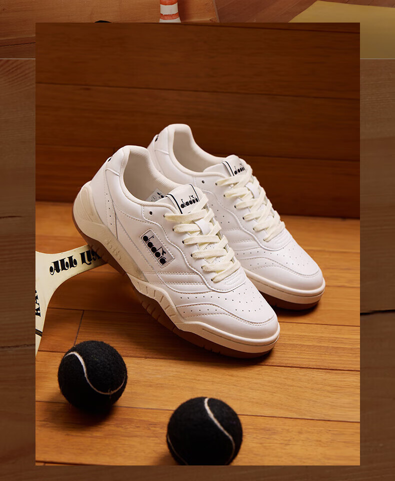 Diadora Мужские и женские низкие дышащие повседневные кроссовки ACTION, ярко-белый/цирконовый черный/ледяной белый, размер 37