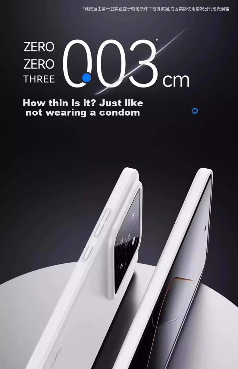 Чехол-накладка EDDGA для Xiaomi Mi 15, ультратонкий, полупрозрачный, с защитой камеры, противоударный, белый