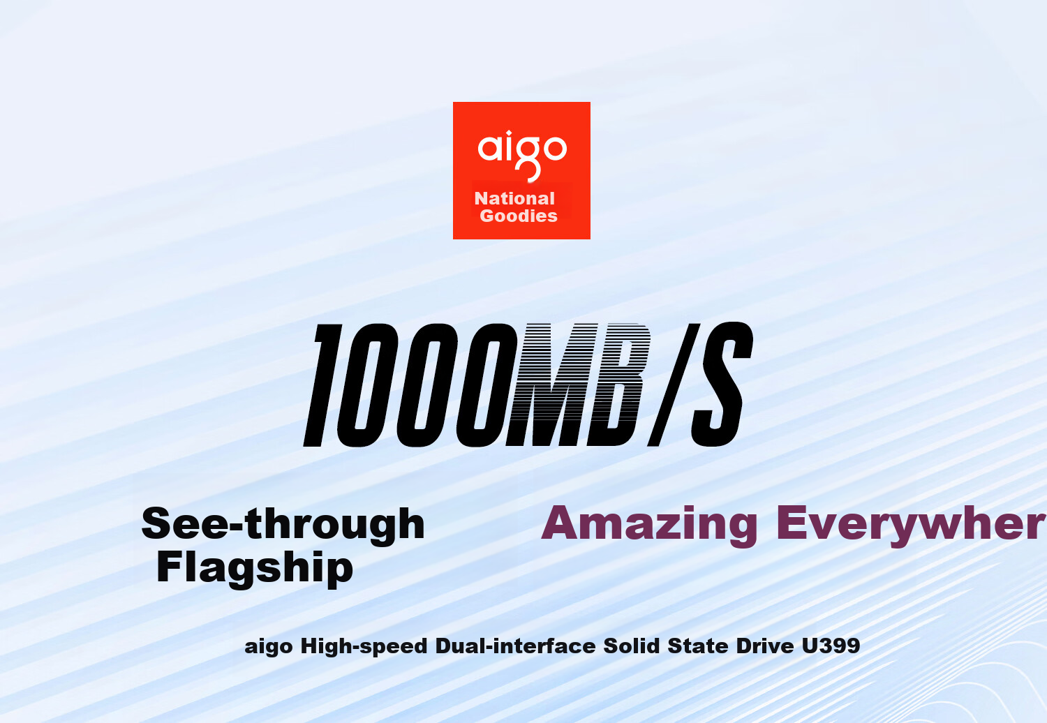 Aigo U399 1TB USB 3.2 Type-C SSD накопитель