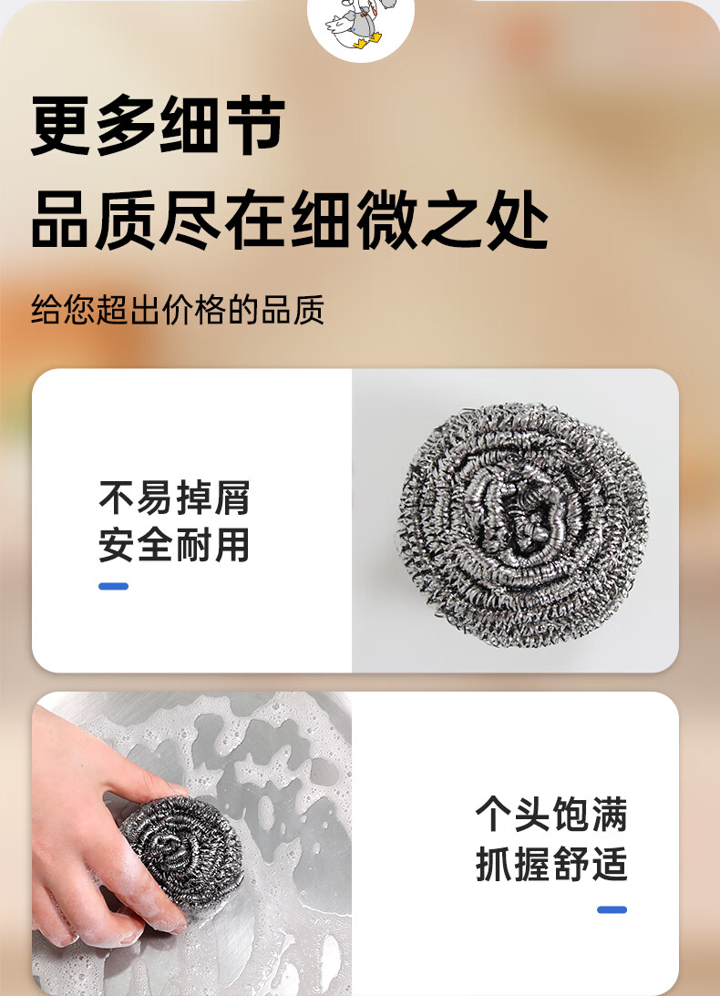 Губка для мытья посуды Jianya, 28 шт., нержавеющая сталь, для удаления ржавчины, для кухни, для чистки посуды, меньше осыпается
