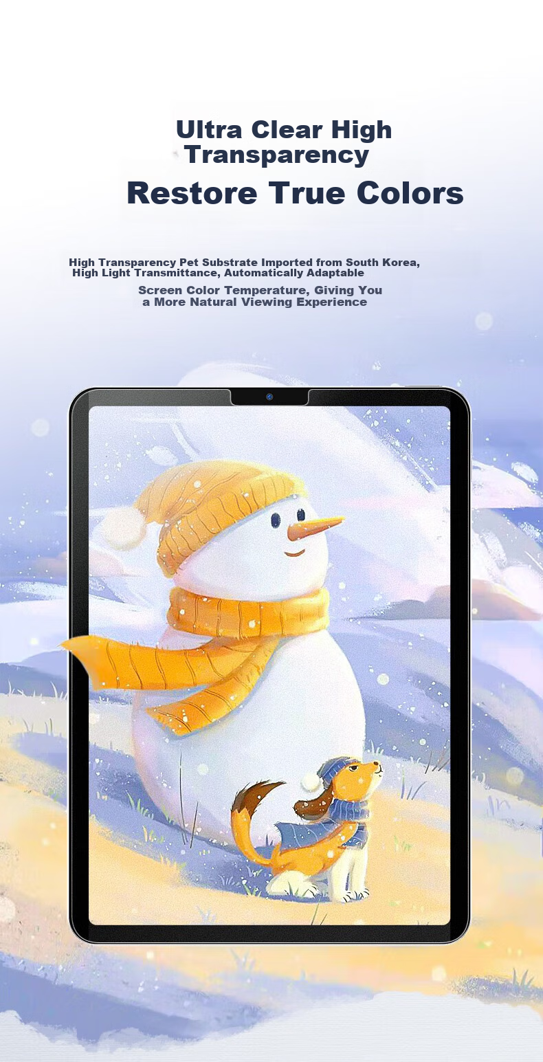 Защитная пленка для экрана Shanmo для iPad 11-го/10-го поколения, специальная пленка для рисования и письма, защита от отпечатков пальцев и ударов, 11 дюймов, совместима с моделями 2025/2022 годов