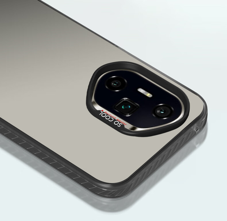 Чехол для телефона Baozou, совместимый с Honor 300 Ultra, силиконовый, с мягкими краями, противоударный, с лазерным градиентом, матовый, серый
