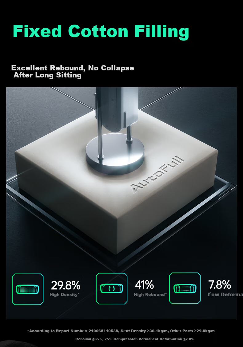 Игровое кресло AutoFull C3 Titanium, эргономичное, компьютерное, офисное, биомеханическое, с поддержкой, 160 градусов, кожа, черный