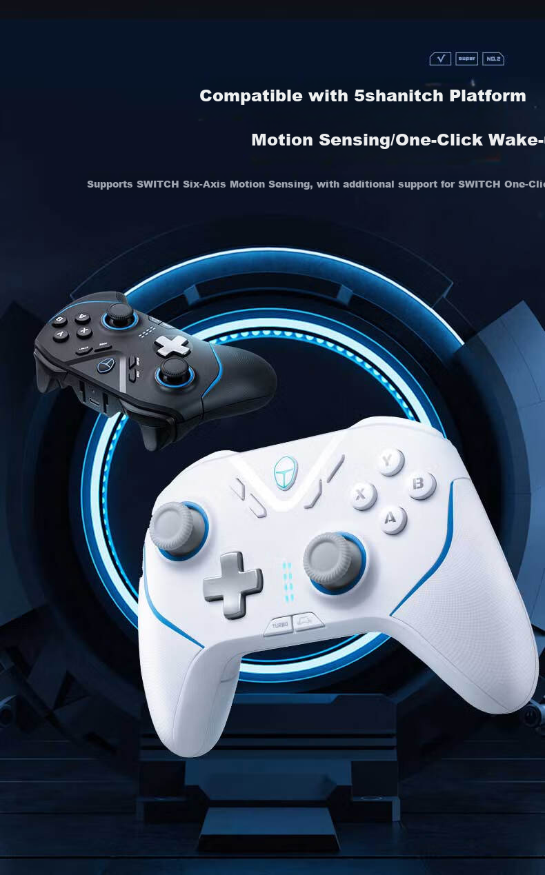 Беспроводной игровой контроллер ThundeRobot G50 Ultra, виброотдача триггеров, стиль Xbox, джойстик TMR, триггеры Холла, Bluetooth, гироскоп, ПК, черный