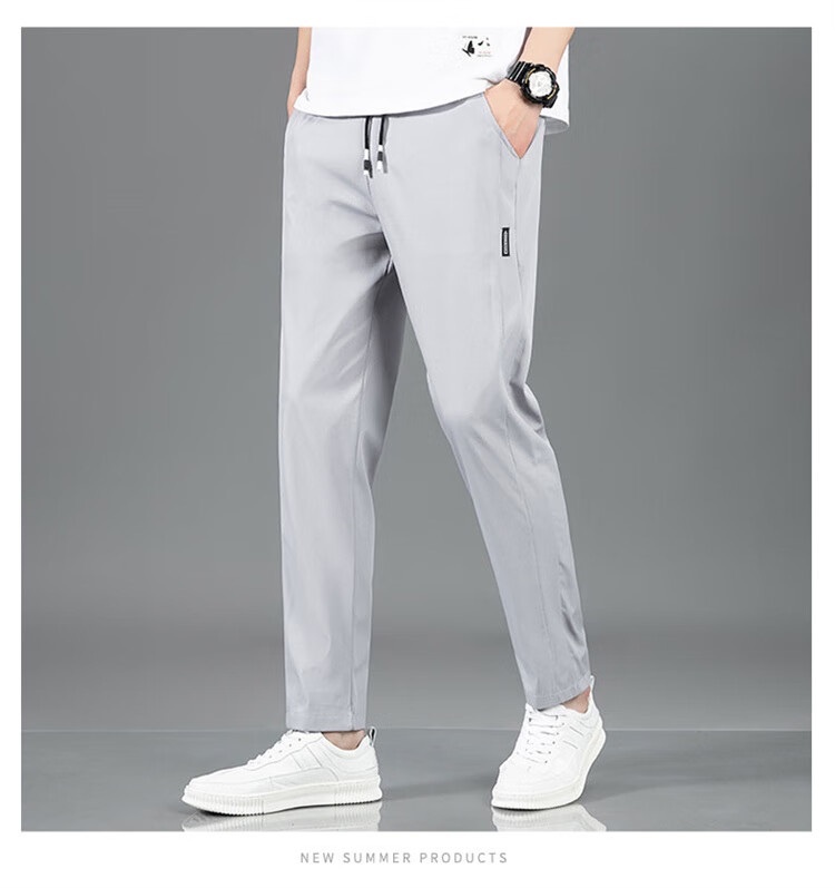 TUCANO Повседневные брюки для мужчин, Slim-Fit, прямые брюки, деловые универсальные модные длинные брюки, мужская одежда, серые, 2XL