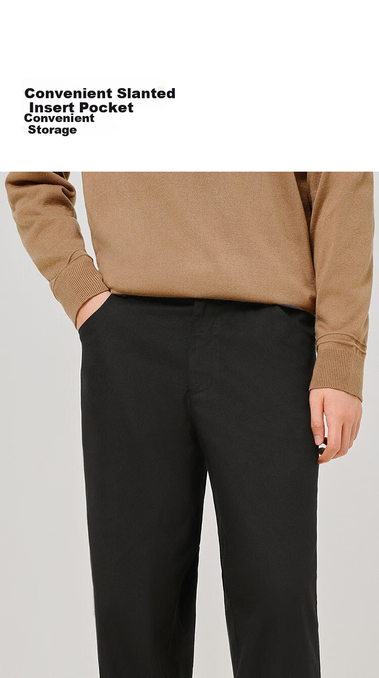 Повседневные брюки Semir для мужчин, модель 109925127102, прямые, на все сезоны, весна-осень, размер L