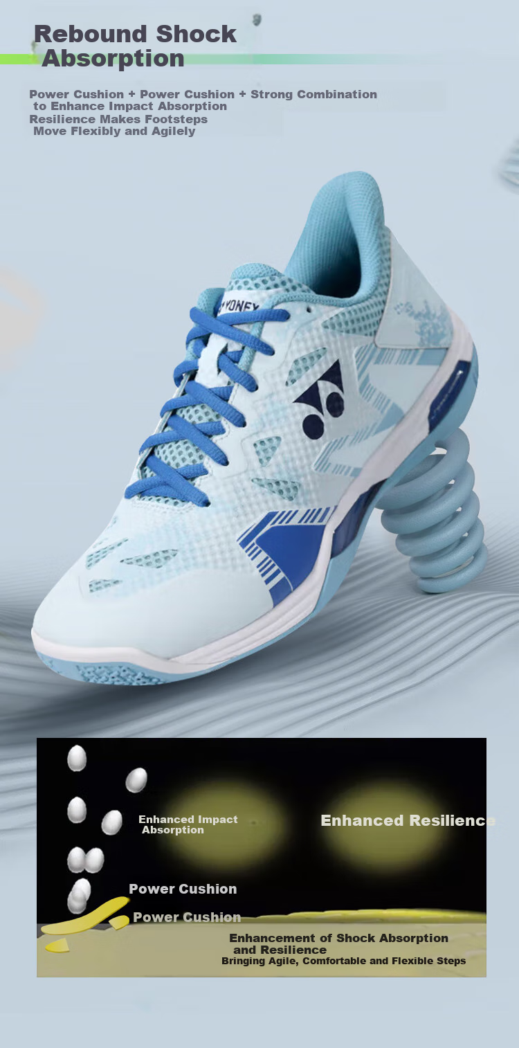 Кроссовки для бадминтона YONEX SHBELZ3MEX, мужские, белые с золотым, размер 43