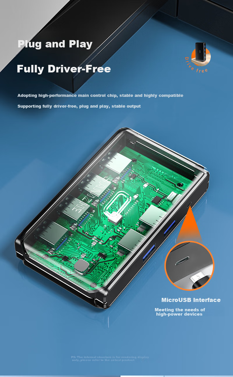 USB 3.0 хаб SAMZHE GX-400 с двумя входами и четырьмя выходами, переключатель для совместного использования USB устройств