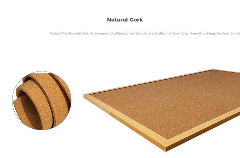 Меловая доска Bibiniu Cork Board Hanging 60*90см, декоративная, для прикалывания, с деревянной рамой, фотостена, доска для заметок, домашняя доска объявлений BBNH6090W