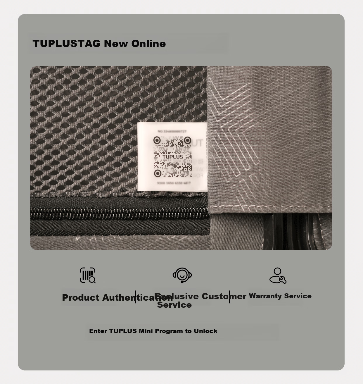 Чемодан TUPLUS Classic Impression Luggage, задняя ручка, большой вместимости, цвет "Водяная лилия", 24 дюйма