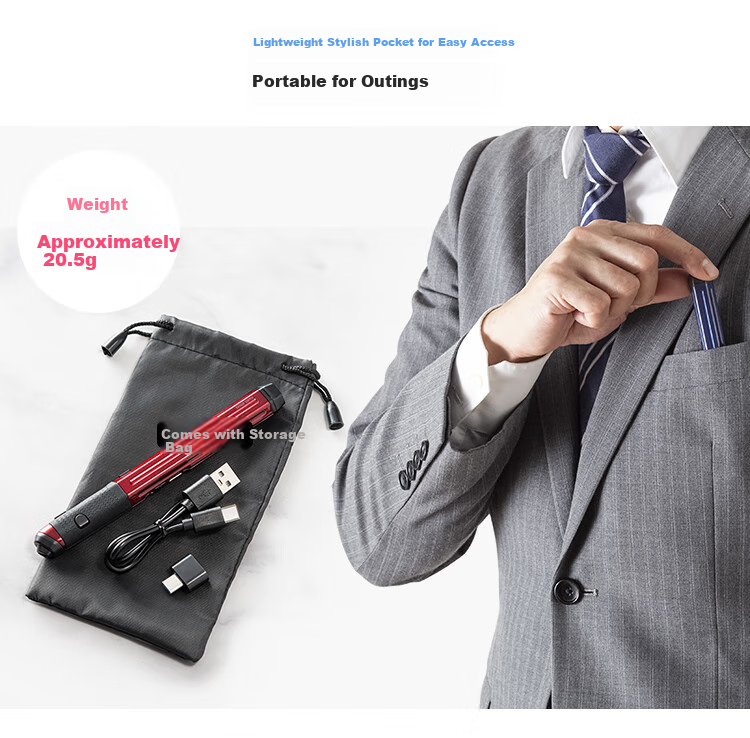 Беспроводная мышь SANWA Pen-Shaped Mouse, Bluetooth, 2.4GHz, перезаряжаемая, Type-C, черная