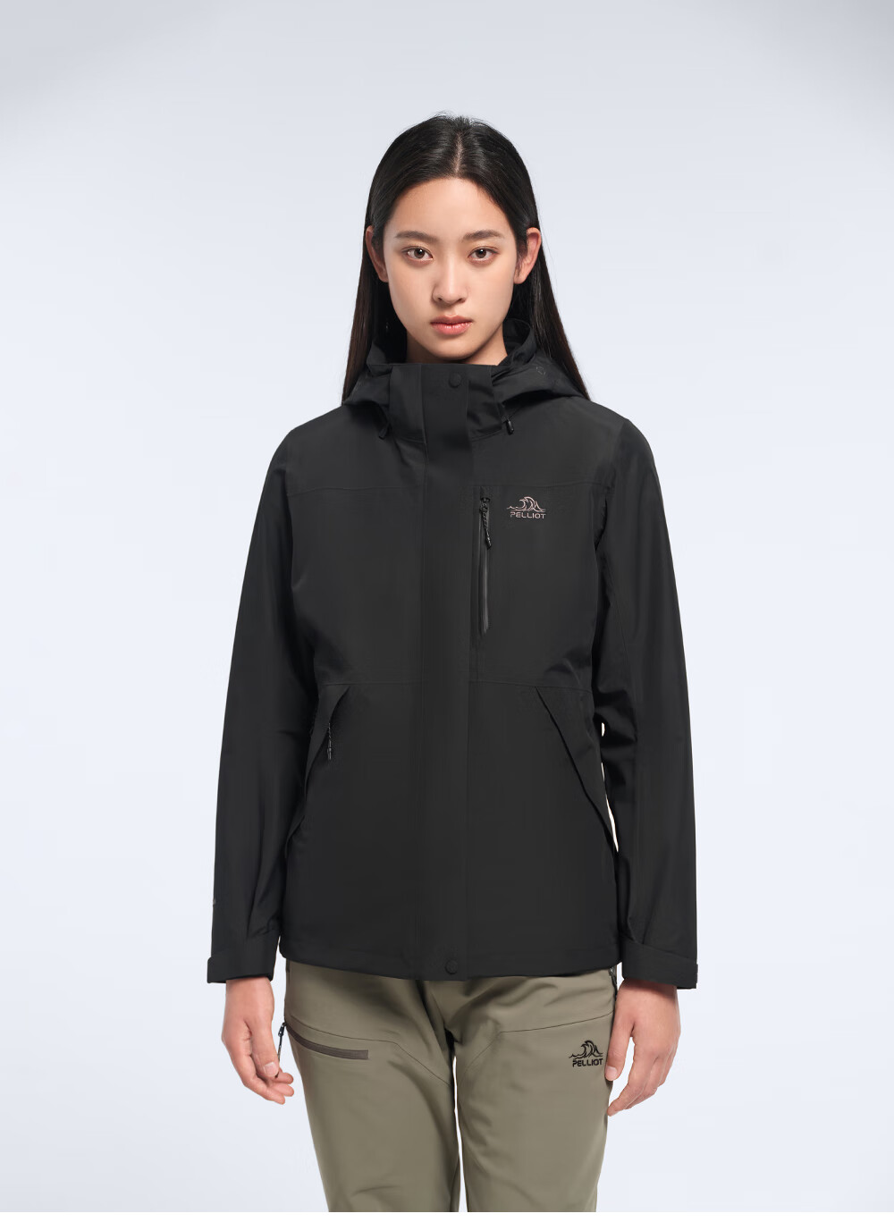 Куртка Pelliot Shanye Classic 3.0 трехслойная мужская и женская, зимнее теплое пальто, горный пурпурный, размер M