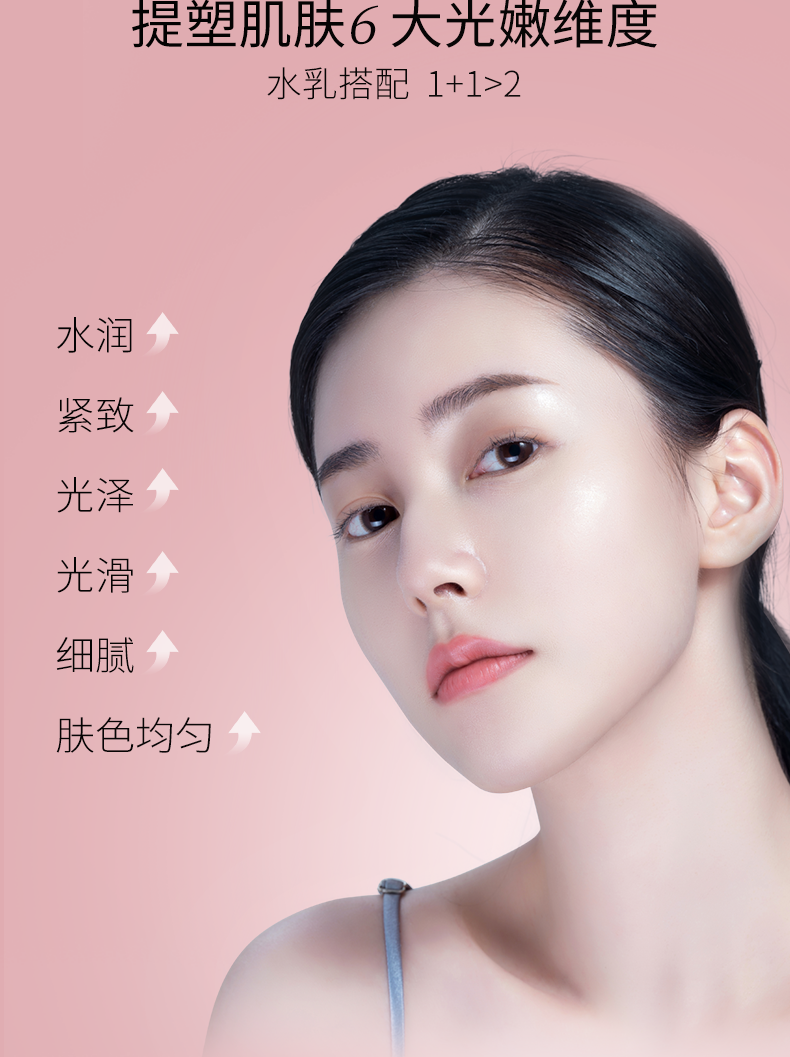 凌博士高光水乳护肤品女礼盒套装紧致弹嫩保湿补水细致情人节送女友礼物 【礼盒装】高光水乳套装