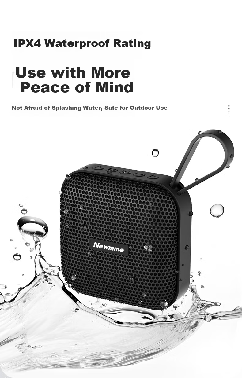 Портативная Bluetooth-колонка Newmine BT519, домашняя настольная мини-аудиосистема, беспроводной портативный сабвуфер, уличная мини-колонка с высокой громкостью, поддержкой оплаты и голосового управления