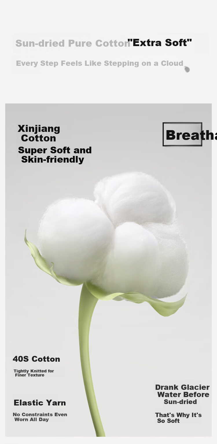 Мужские носки JOAE Pure Cotton Odor-Resistant, 7A Antibacterial, средней длины, для осени и зимы, подарок на День Святого Валентина, повседневные бизнес-носки, впитывающие пот, 6 пар