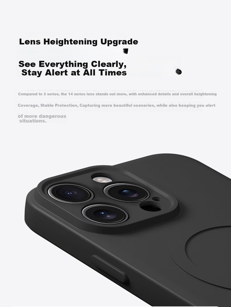 Чехол-накладка KEKLLE для Apple iPhone 14 Plus, противоударный, с защитой камеры, силиконовый, лавандовый